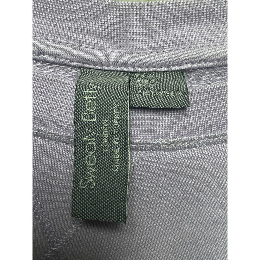 Sweaty Betty Purple Sweatshirt Long Sleeve Crew Neck - Picture 3 of 4